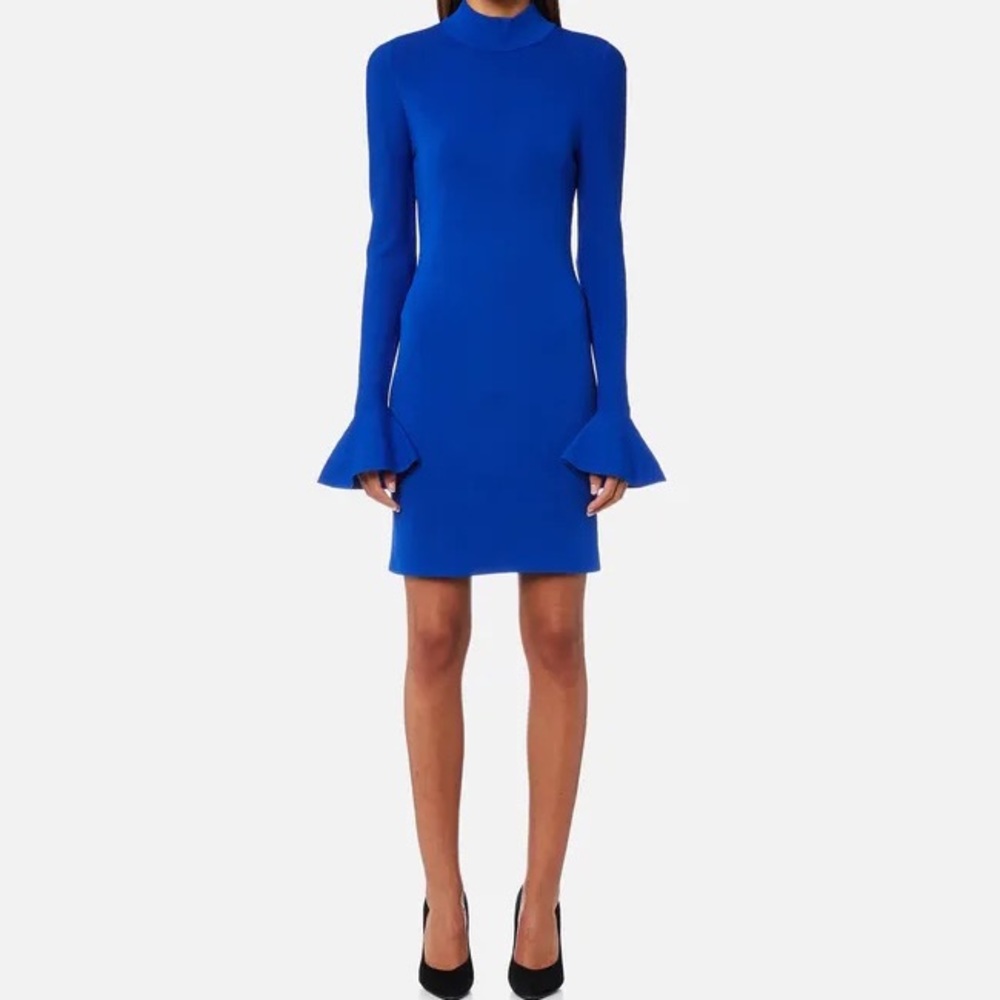 NWOT, MICHAEL Michael Kors Mockneck Bell-Sleeve Dress